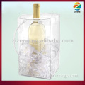 ice cube bags clear transperent pvc ice bag for Champagne